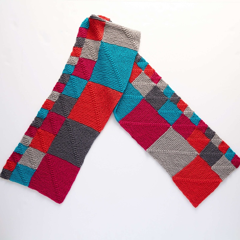 Red Heart Miter Me This Chic Scarf