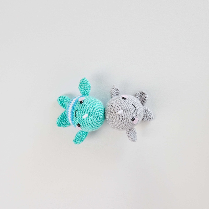 Red Heart Ned and Norman Crochet Narwhal