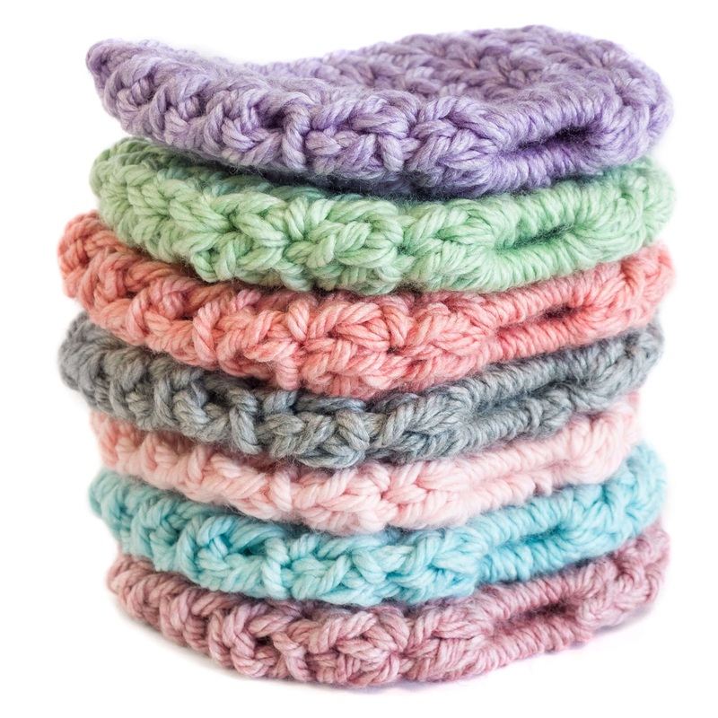 Red Heart Crochet On-Trend Messy Bun Hat