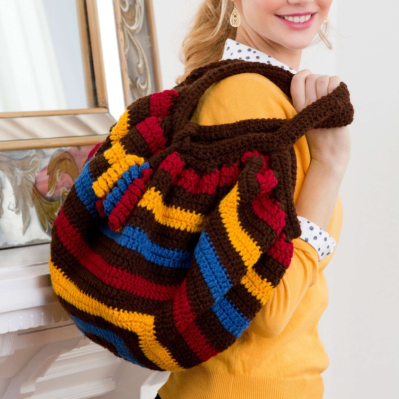 Red Heart Crochet Phat Fat Bag