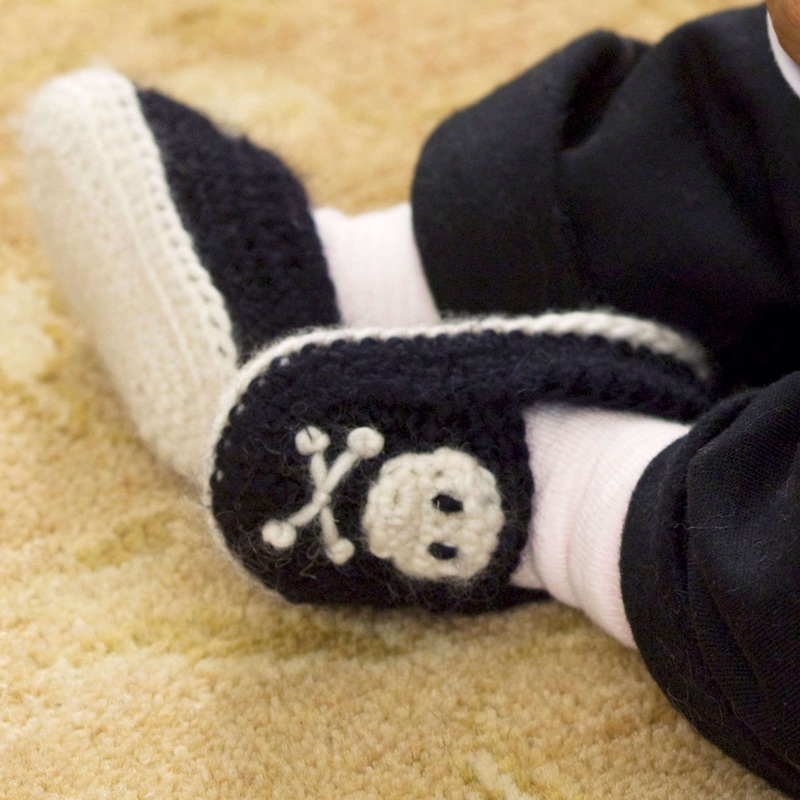 Red Heart Crochet Pirate Feet|Single Size