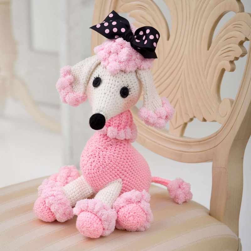 Red Heart Crochet Pomp-a-Poodle
