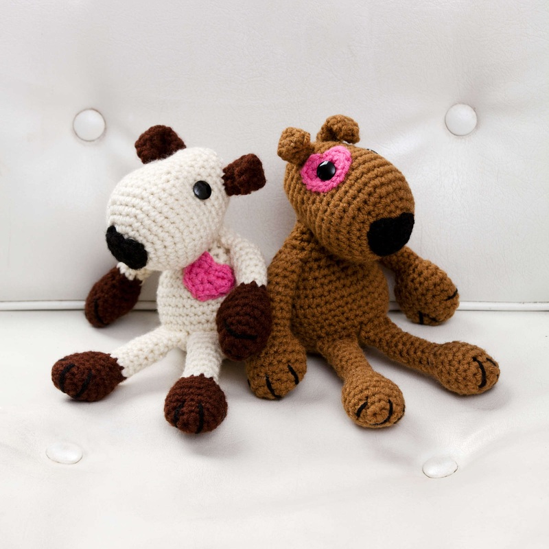 Red Heart Crochet Puppy Love Toys