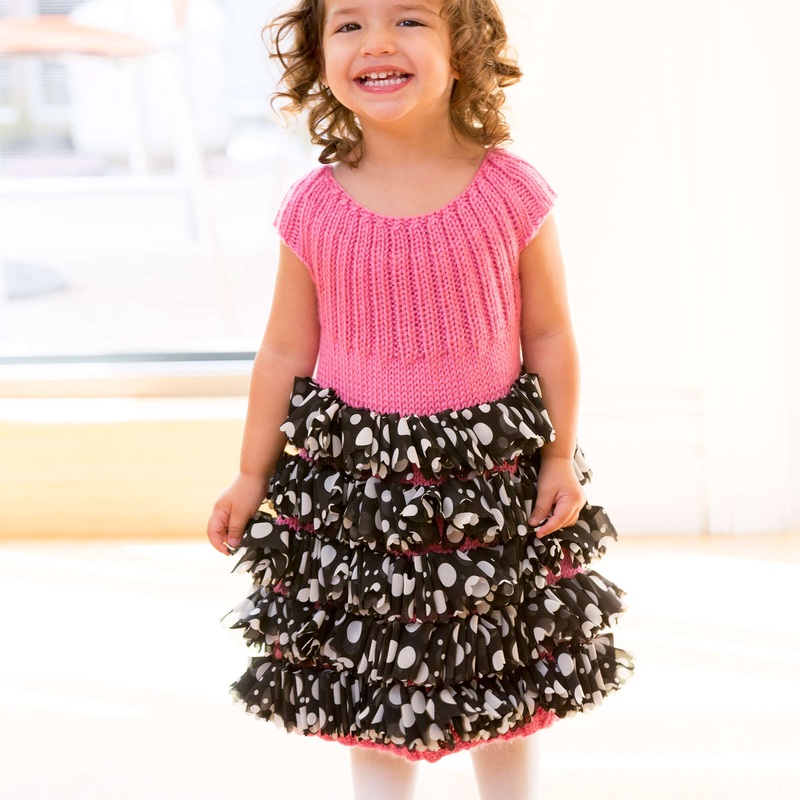 Red Heart Knit Perfect Party Dress