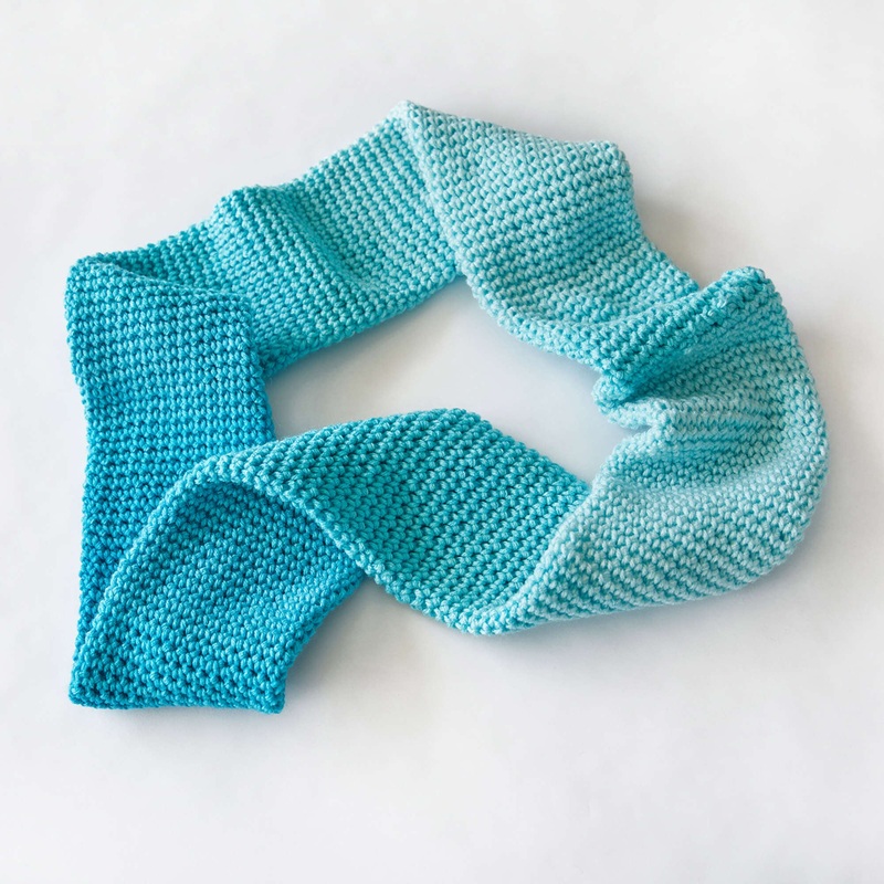 Red Heart Ombre Crochet Cowl|Single Size