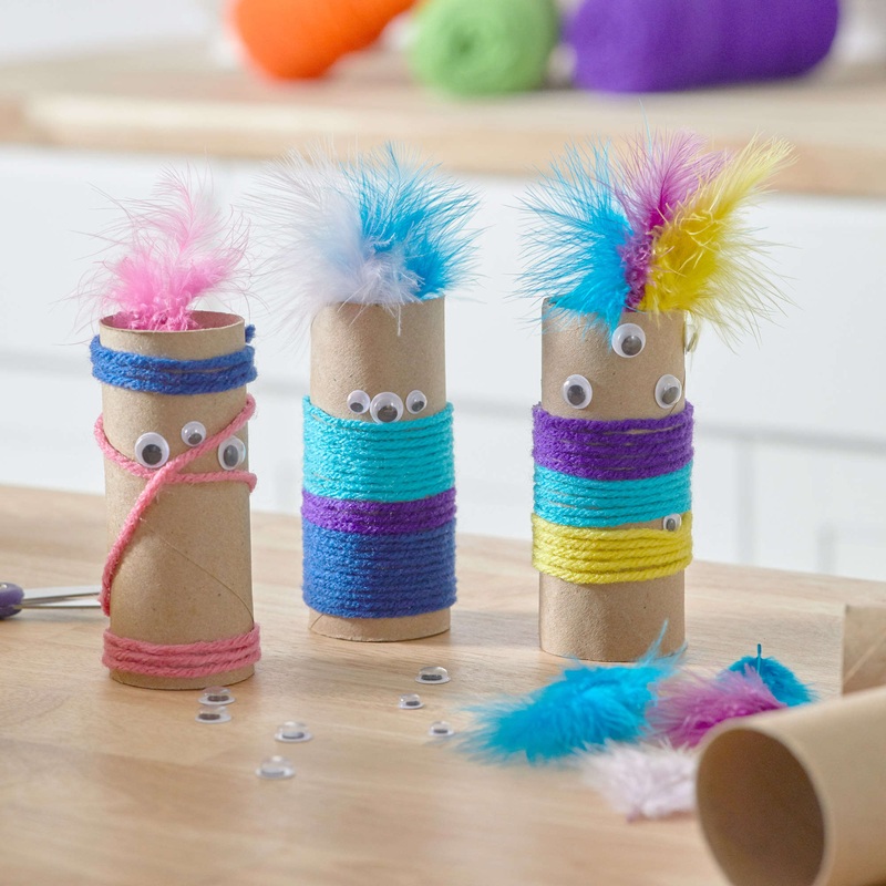 Red Heart Paper Tube Monsters|Single Size