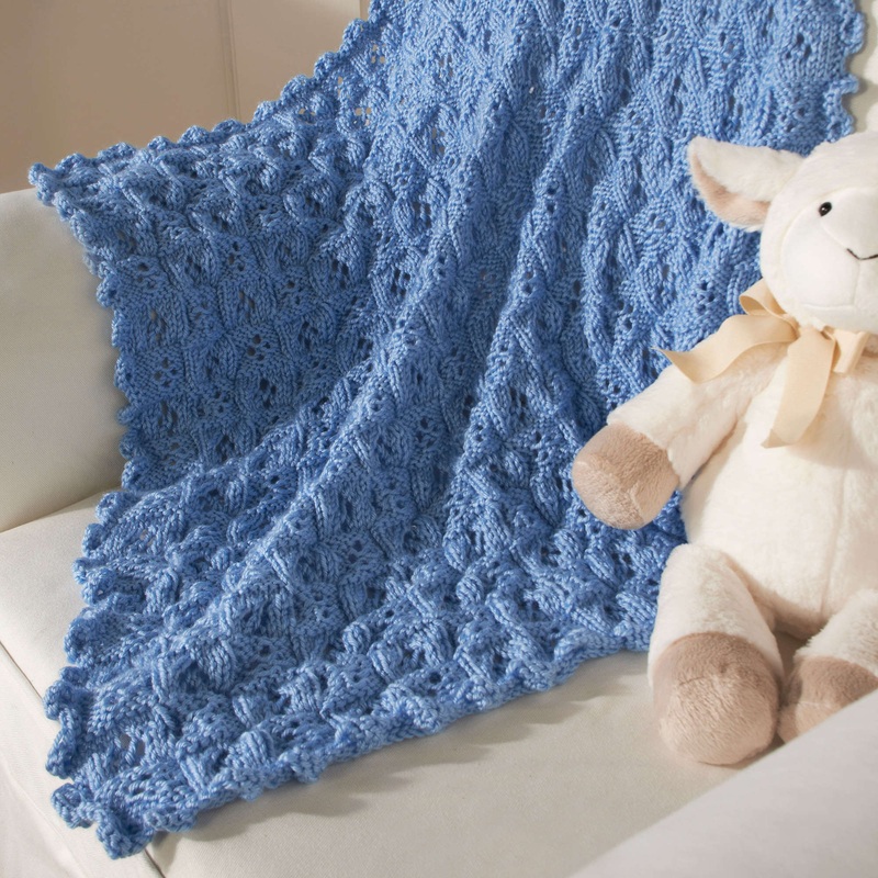 Red Heart Prince Knit Blanket|Single Size