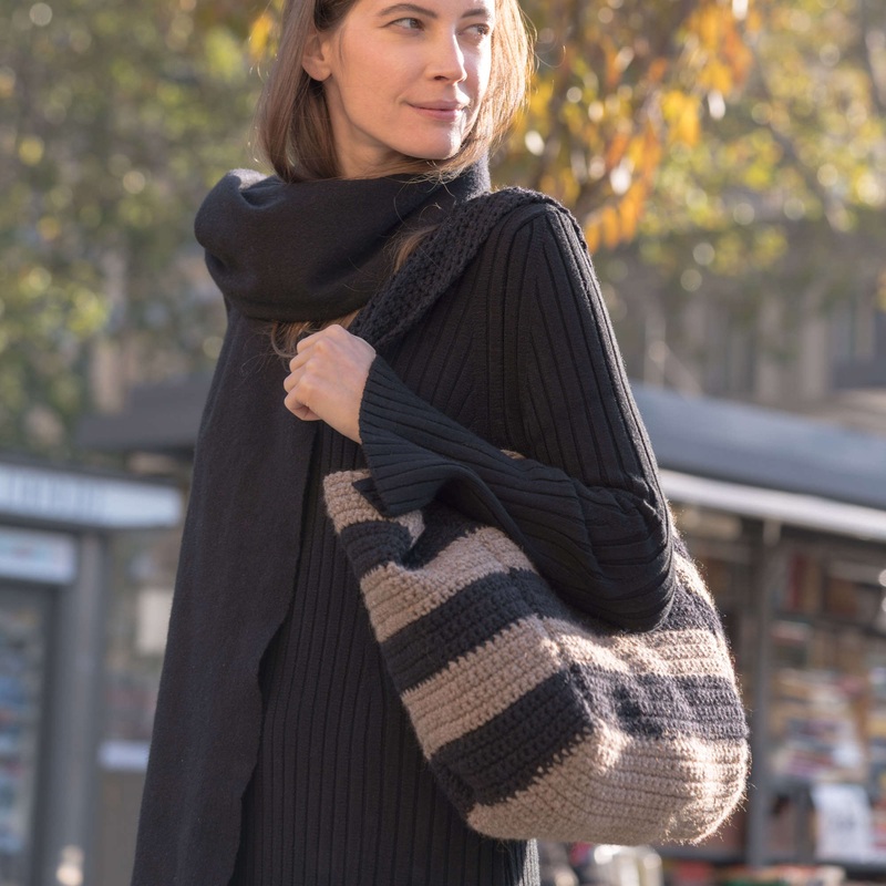 Red Heart Crochet Riga Bag|Single Size
