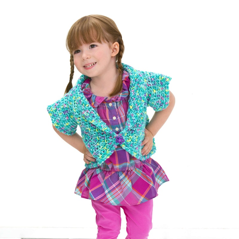 Red Heart Crochet Sassy Girl’s Shrug