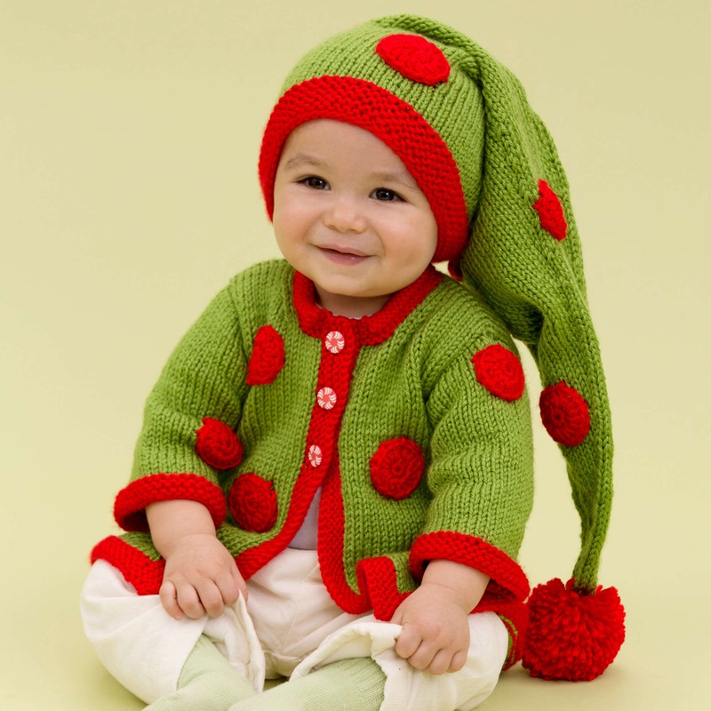 Red Heart Knit Santa’s Baby Elf