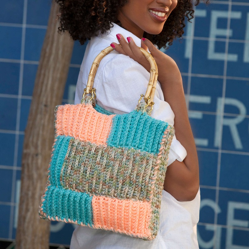 Red Heart Ribbed Project Bag|Single Size
