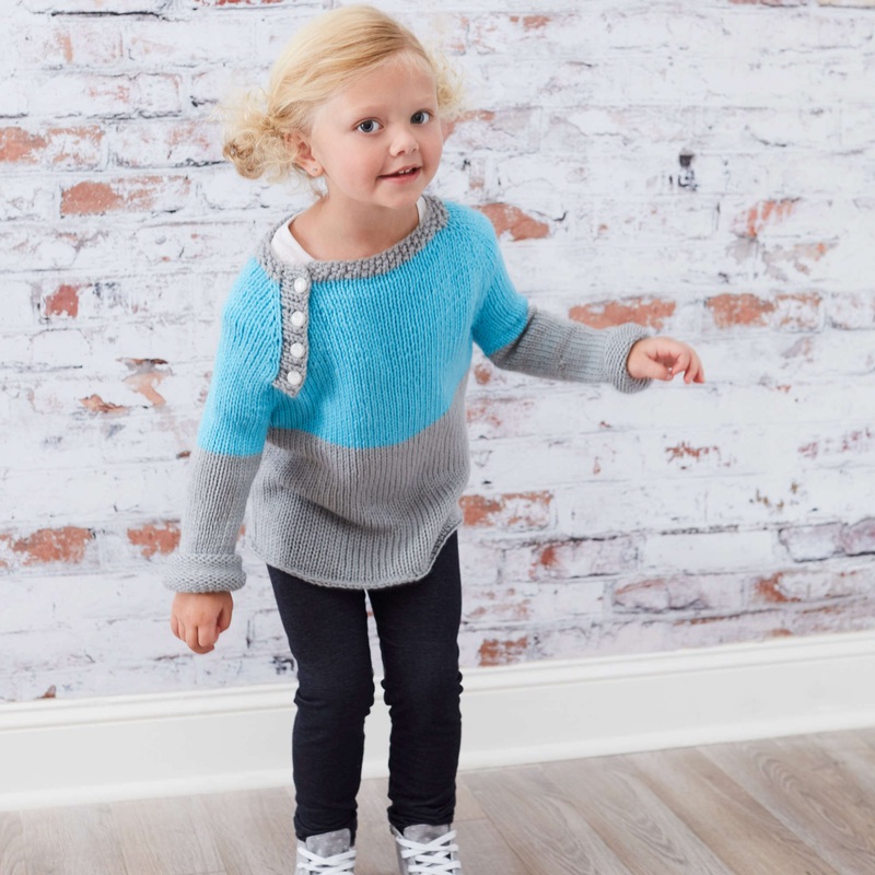 Red Heart School Days Raglan Pullover