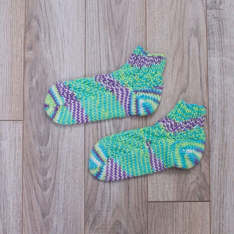 Red Heart Craft Shorty Socks|Single Size