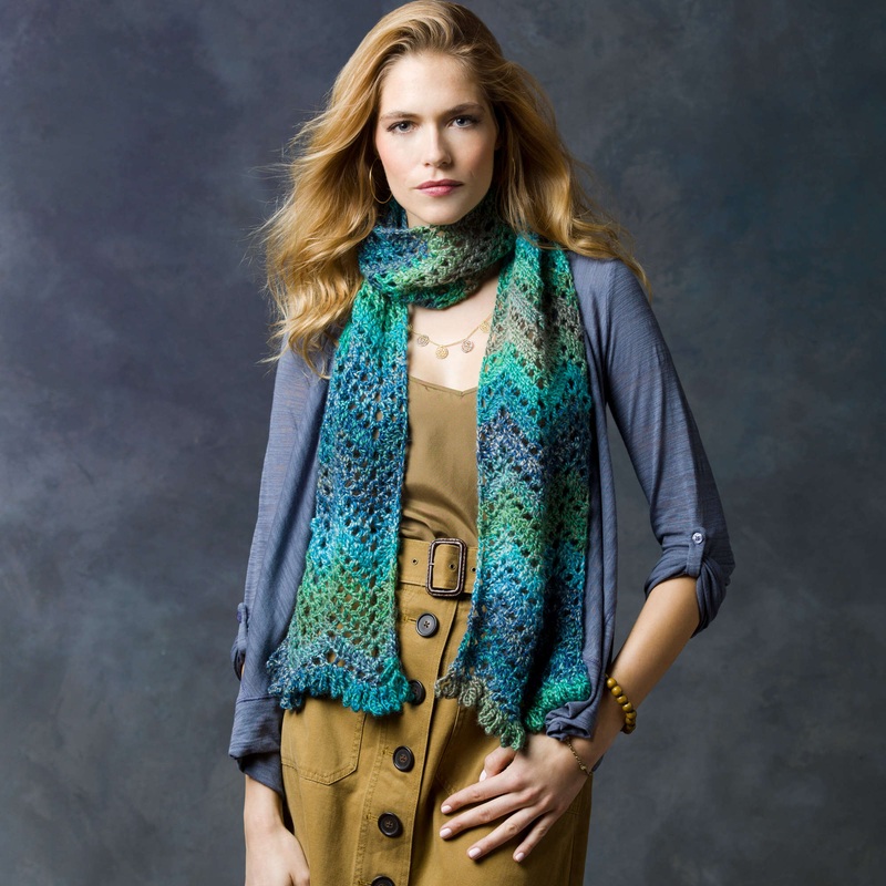 Red Heart Crochet Shore Thing Scarf
