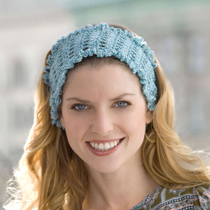 Red Heart Crochet Soft Shine Headband