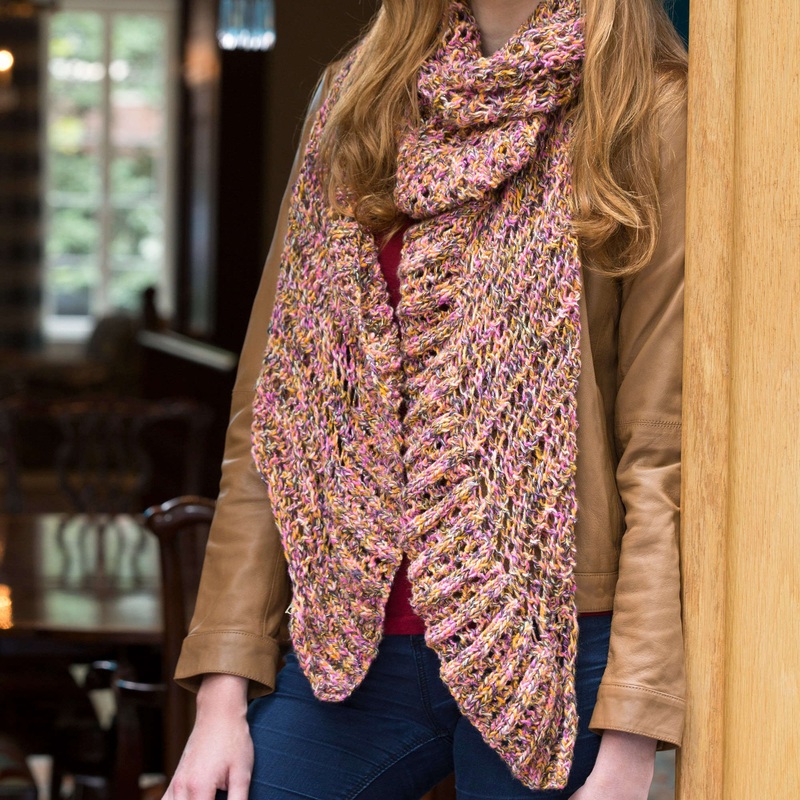 Red Heart Knit Souffle Wrap|Single Size
