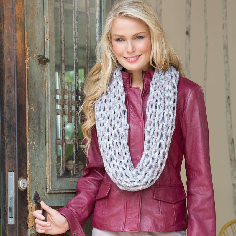 Red Heart Knit Star Gaze Cowl|Single Size