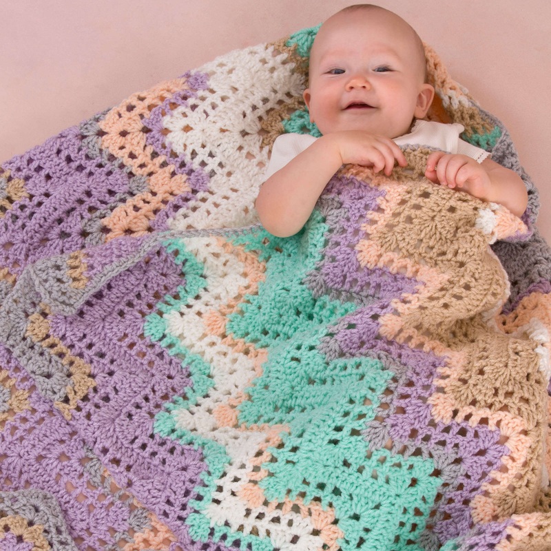 Red Heart Sheer Comfort Blanket