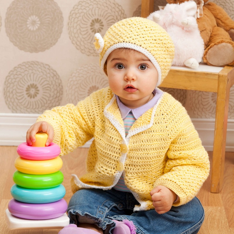 Red Heart Crochet Sunshine Cutie Set