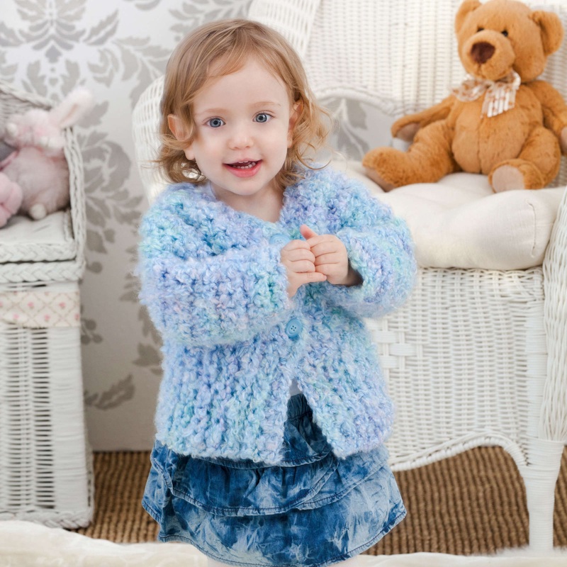 Red Heart Crochet Swing Jacket for Baby
