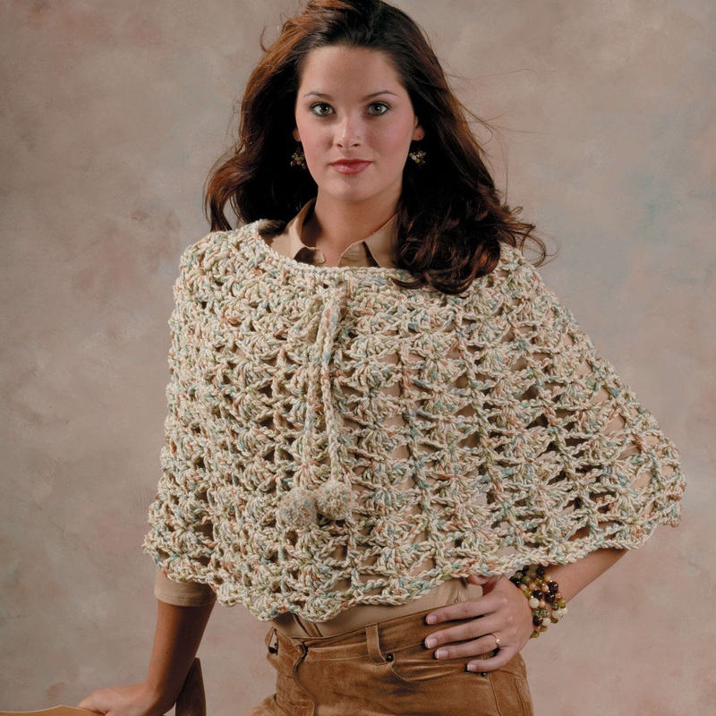 Red Heart Crochet the Capelet|L/XL|S/M
