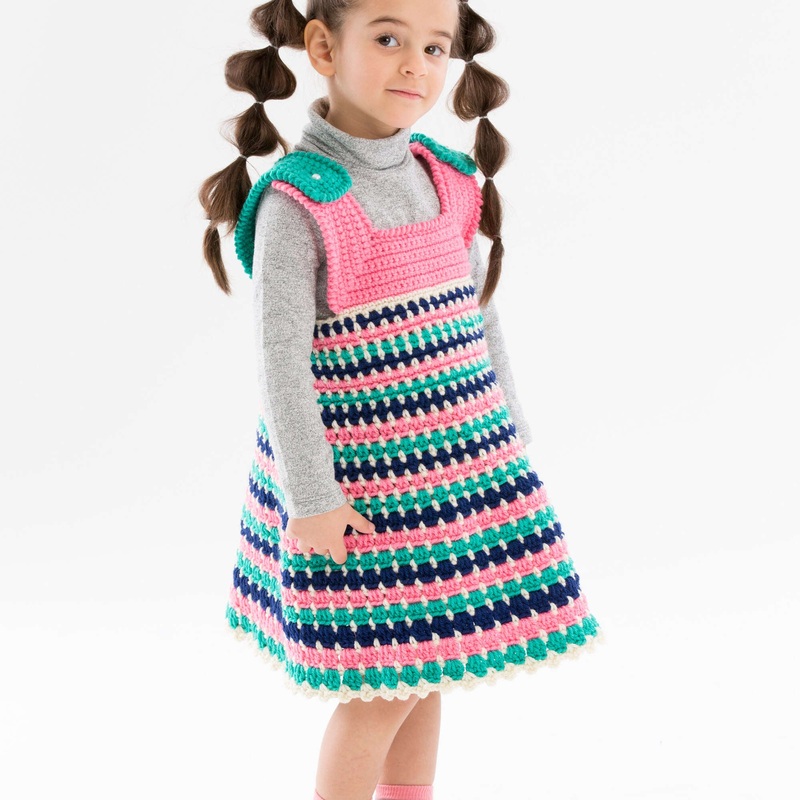 Red Heart Crochet Toddler Joyful Jumper