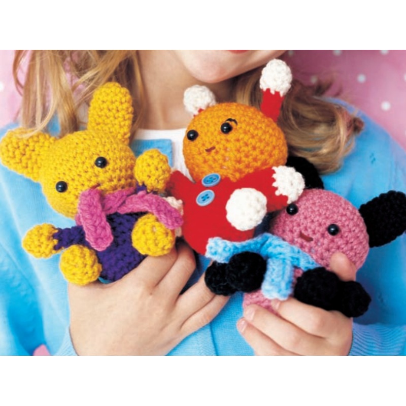 Red Heart Crochet Too-Cute Dolls
