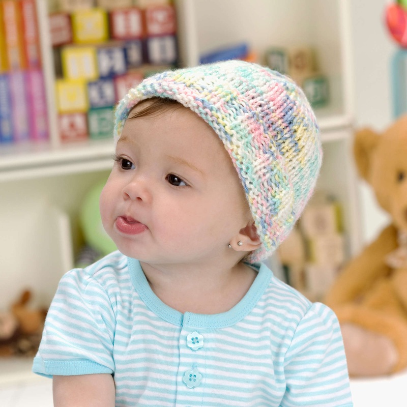 Red Heart Knit Sweet Baby Hat|Baby|Preemie