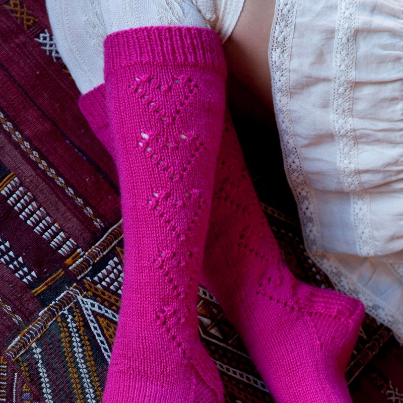 Red Heart Knit Sweetheart Stockings