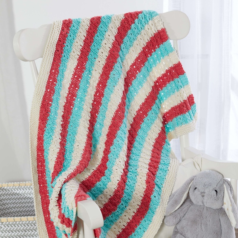 Red Heart Sweet and Cozy Baby Blanket