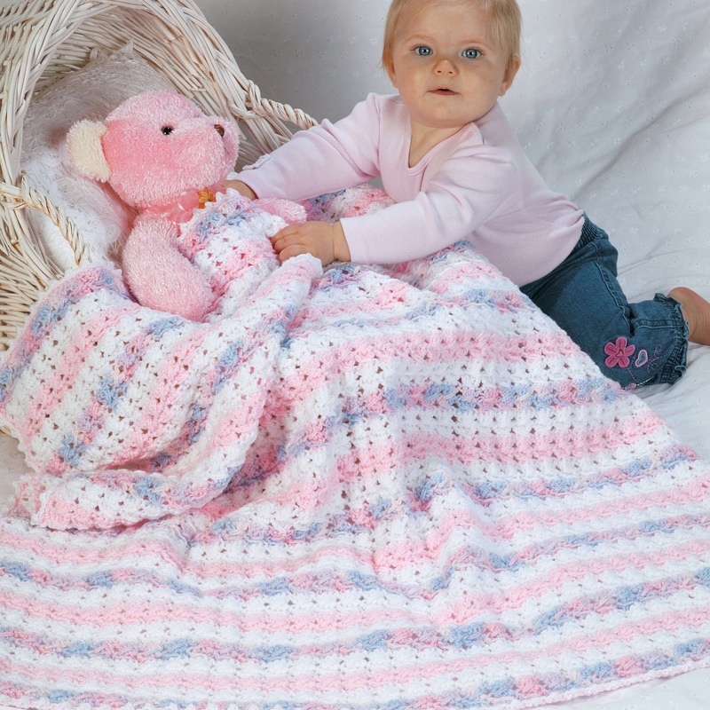 Red Heart Sweet Dreams Crochet Blanket