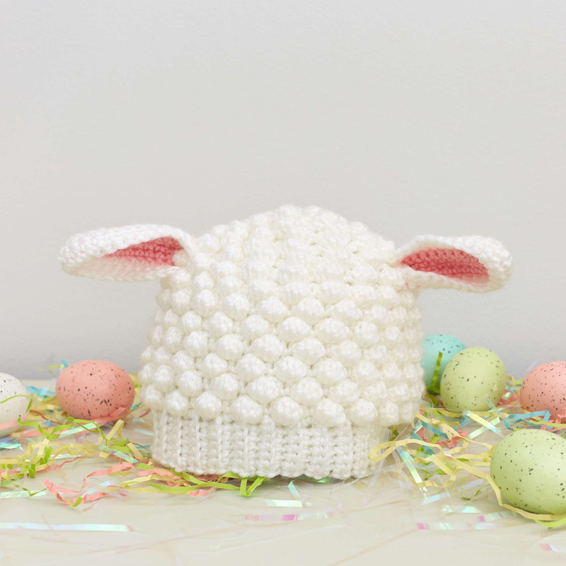 Red Heart Sweet Lamb Crochet Hat