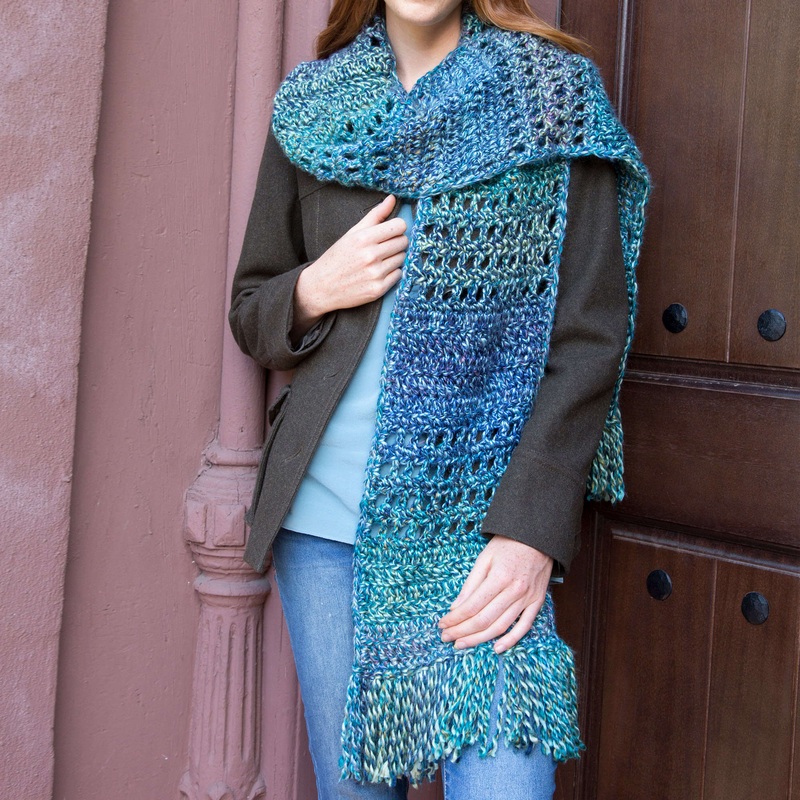 Red Heart the Big Easy Scarf|Single Size