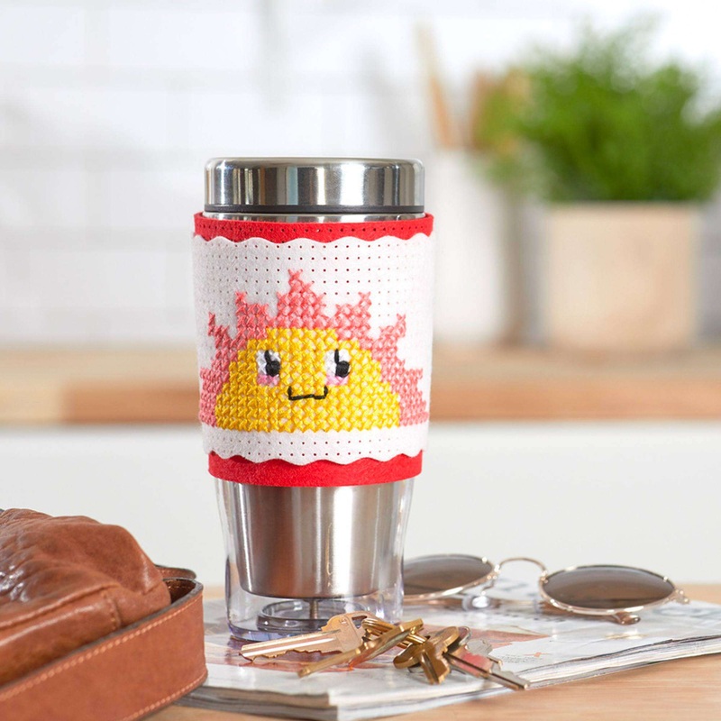 Anchor Embroidery Sunshine Cup Cozy