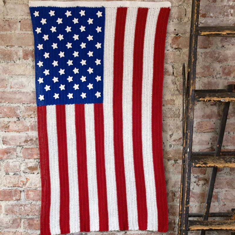 Aunt Lydia’s Crochet American Pride Flag