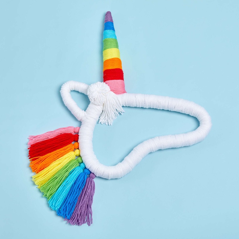 Red Heart Craft Unicorn Wall Hanging Art