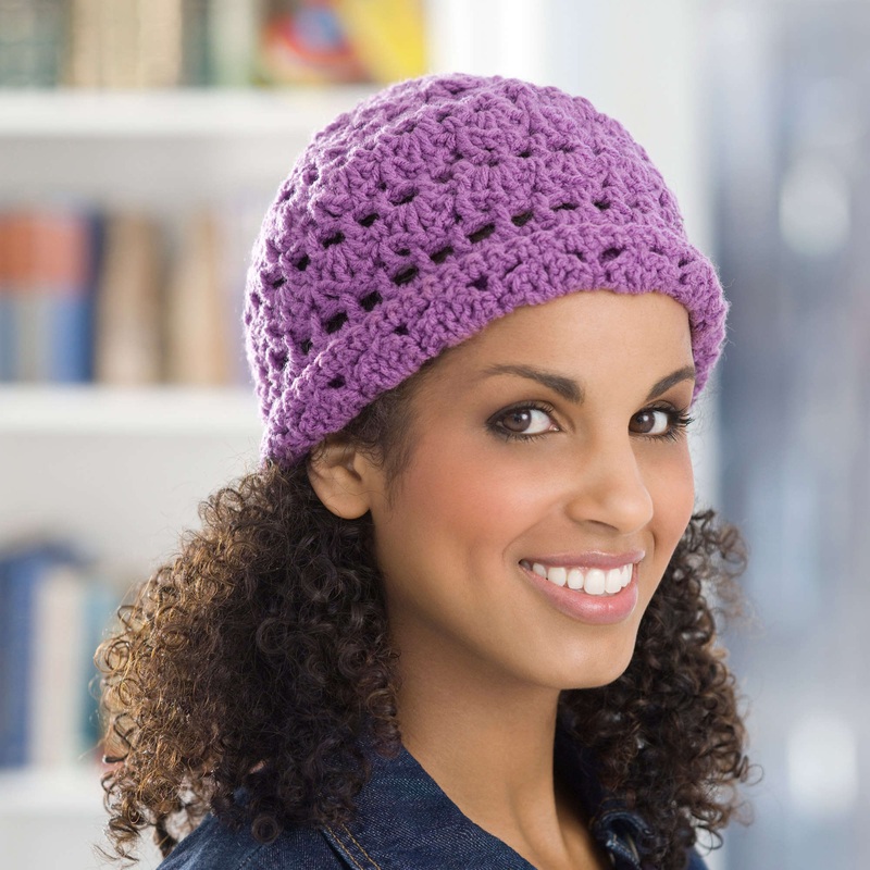 Red Heart Crochet Vintage Cloche