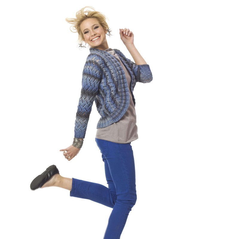 Red Heart Knit Zig-Zag Cardi|2XL|Large|Medium|Small|XL