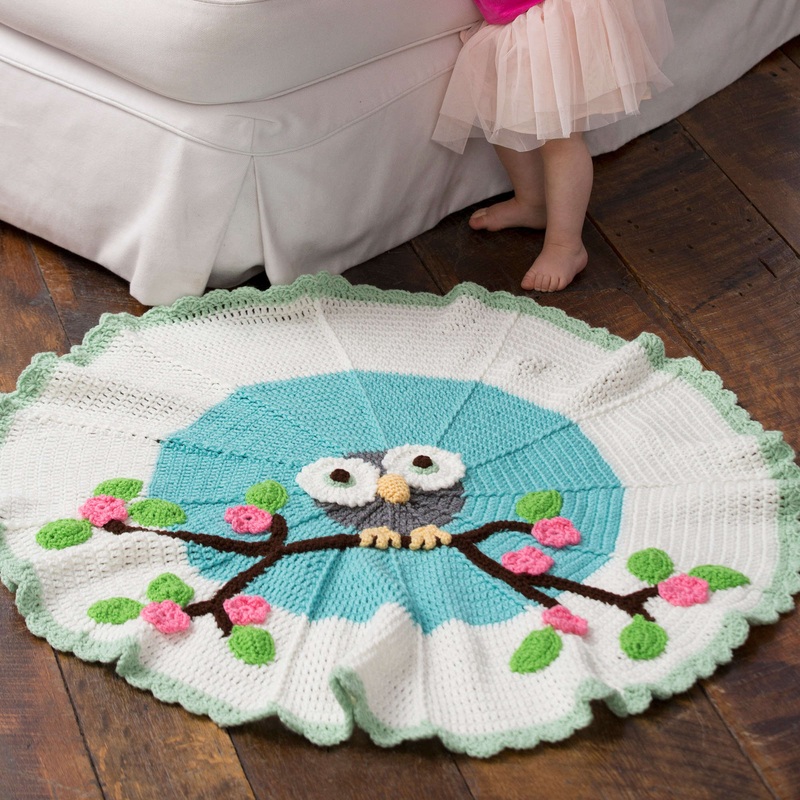 Red Heart Whoo’s My Cutie Crochet Blanket