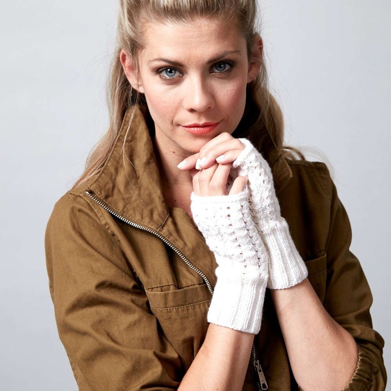 Sugar Bush Knit Happy Hands Fingerless Gloves