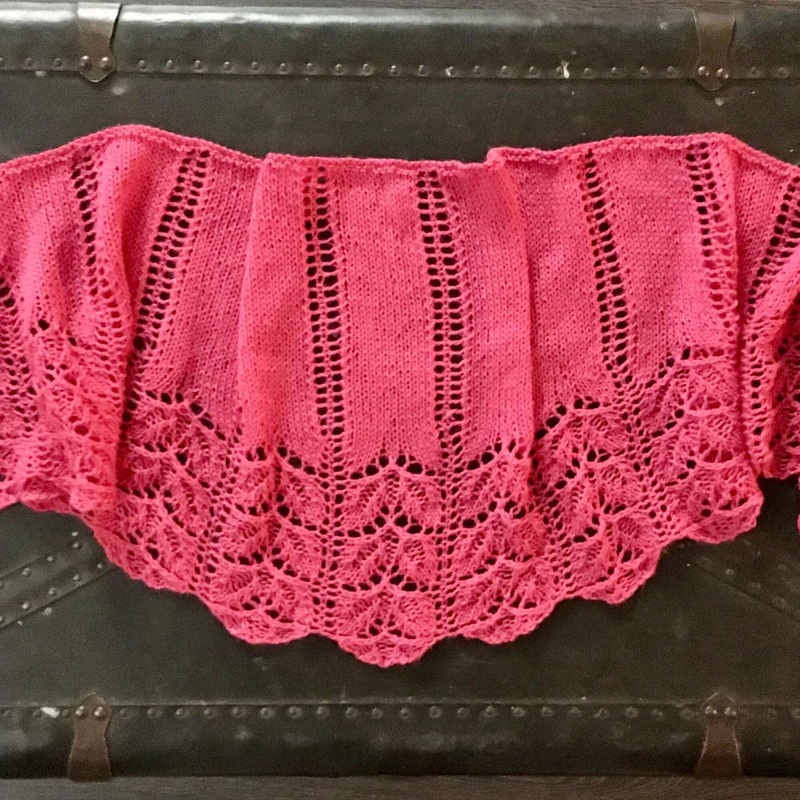 Sugar Bush Knit Winding Trail Shawl