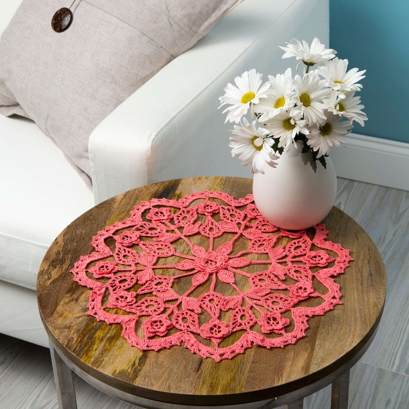 Aunt Lydia’s Crochet Exquisite Flower Doily