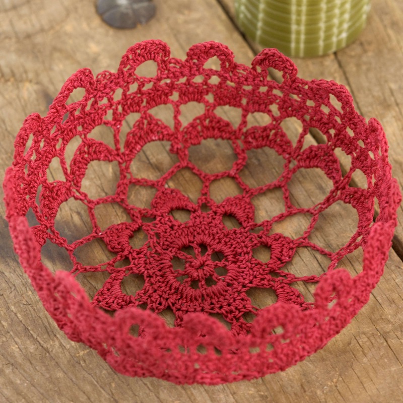 Aunt Lydia’s Crochet Filigree Bowl