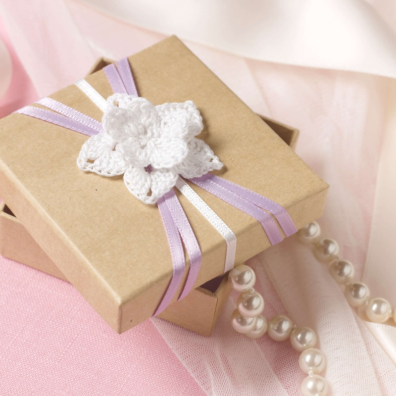 Aunt Lydia’s Crochet Flowered Wedding Favor Box
