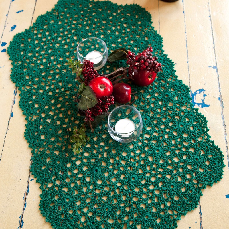 Aunt Lydia’s Crochet Holiday or Any Day Table Runner