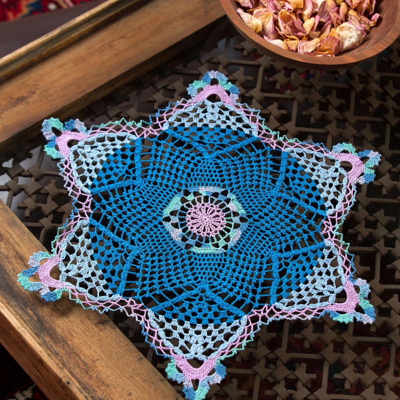 Aunt Lydia’s Crochet Snowflake Doily