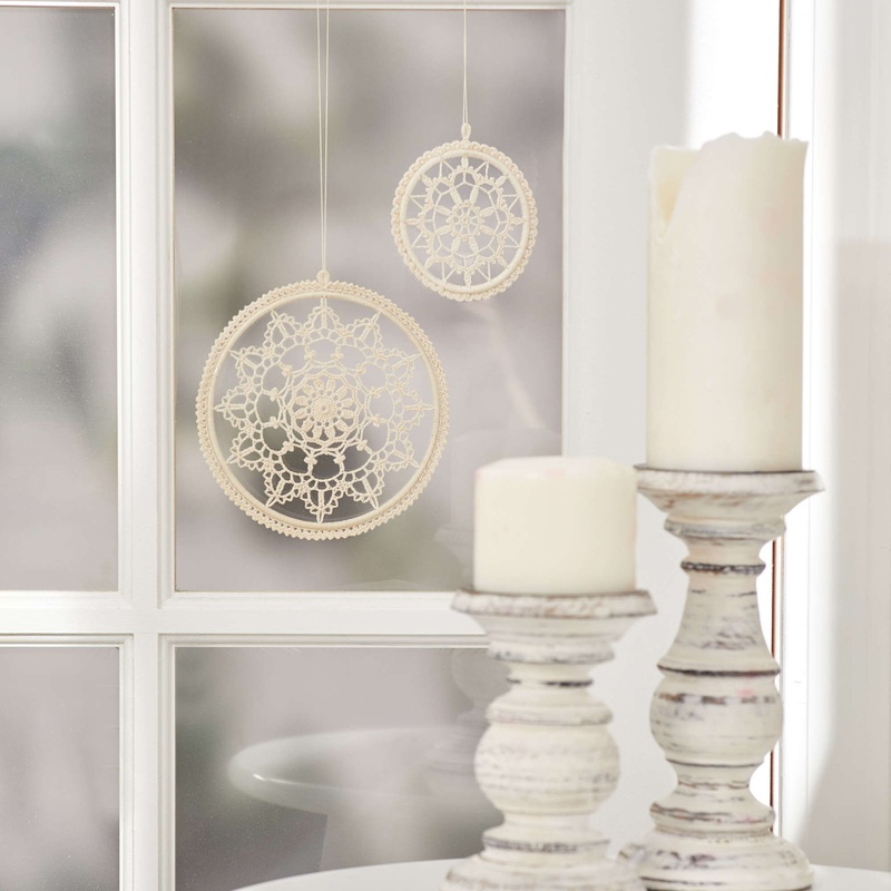 Aunt Lydia’s Crochet Suncatcher Mini-Doilies