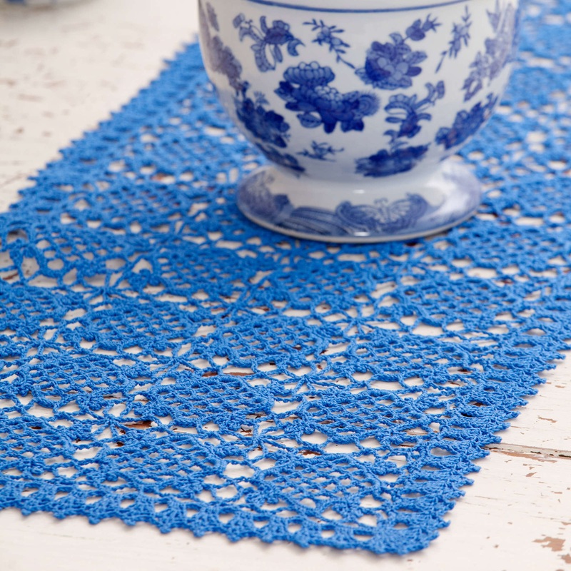 Aunt Lydia’s Crochet Sweet Clover Table Runner