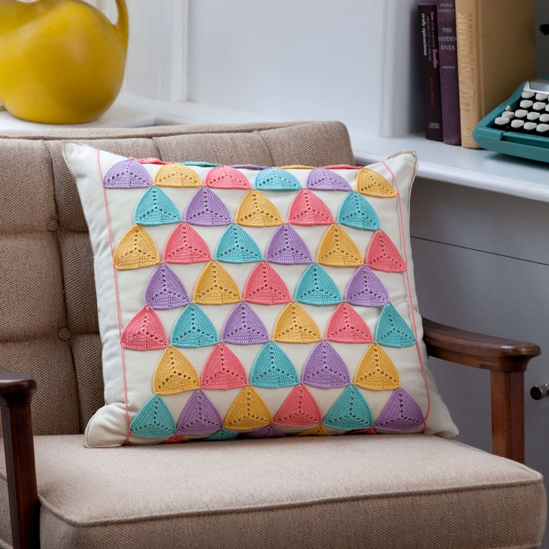 Aunt Lydia’s Crochet Triangle Pillow Wrap