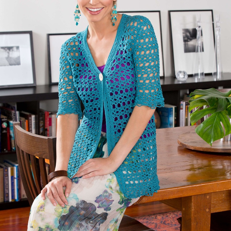 Aunt Lydia’s Crochet Warm Weather Jacket